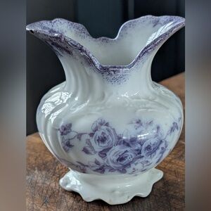 WH Grindley Flow Blue 5” Vase